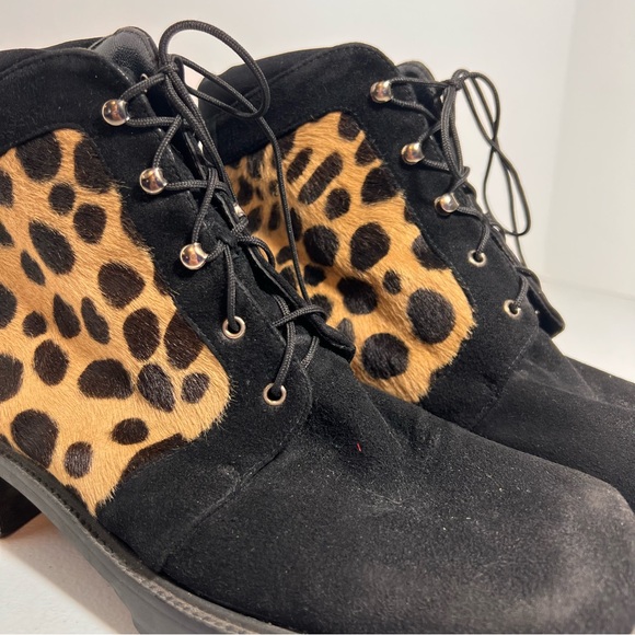 Stuart Weitzman Booties Size 9 Cheetah Print Boot - Picture 4 of 12